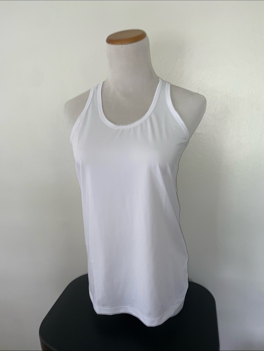 Classic White Racerback Tank Top - Women